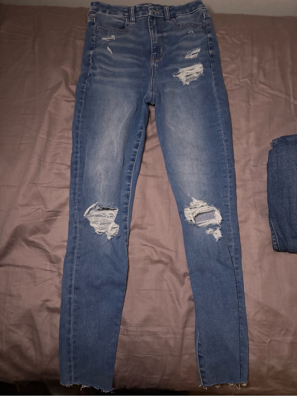 American eagle super high rise jeggings